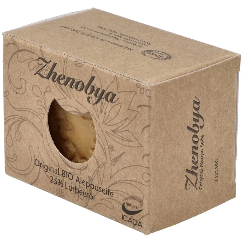 Zhenobya jabon de alepo 75%-25% 200g | Farmacia Barata