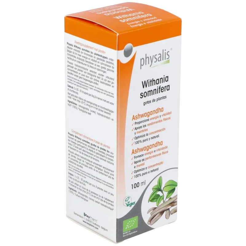 Physalis ashwadandha extracto 100ml | Farmacia Barata