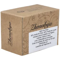 Zhenobya jabón de alepo 94% aceite de oliva 6% laurel bio 200g | Farmacia Barata