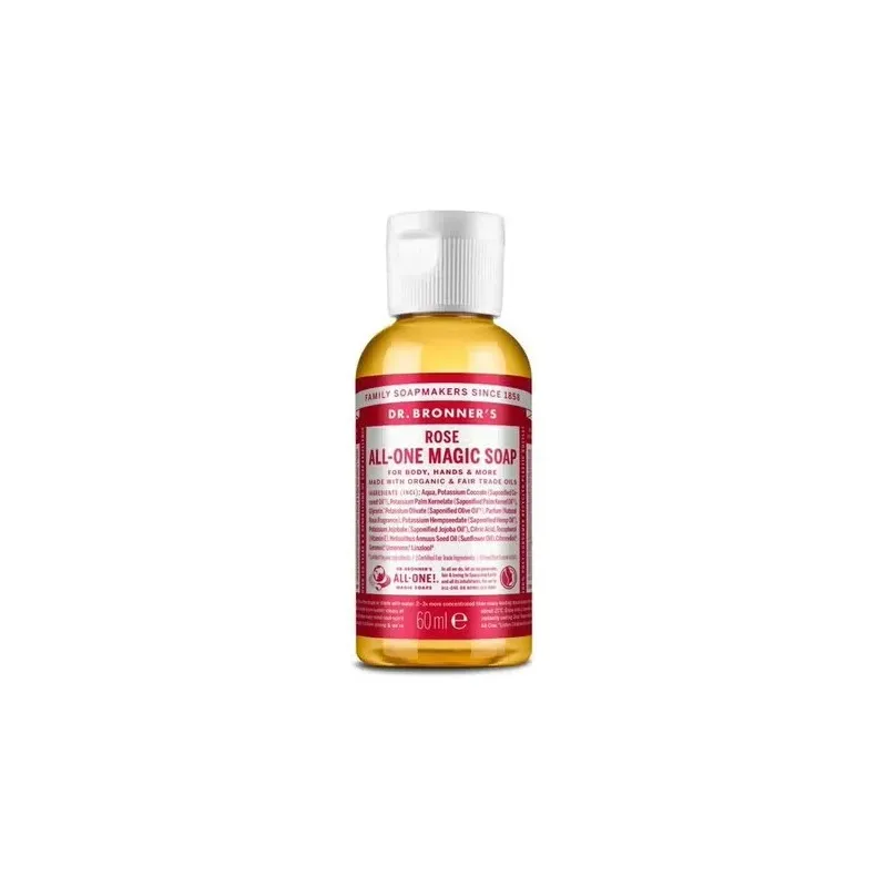 Dr. bronner's jabón rosa 60ml | Farmacia Barata