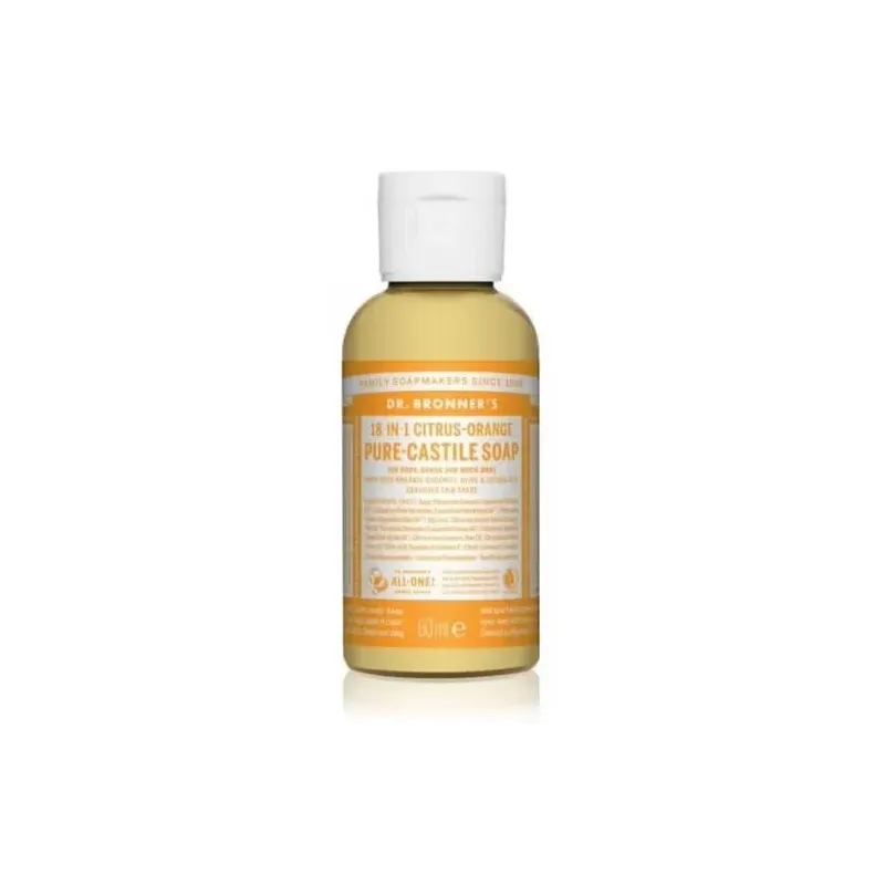 Dr. bronner's jabón naranja cítrica 60ml | Farmacia Barata Dr. bronner's jabón naranja cítrica 60ml | Farmacia Barata