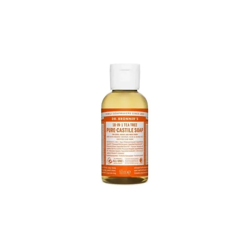 Dr. bronner's jabón líquido árbol del té bio 60ml | Farmacia Barata