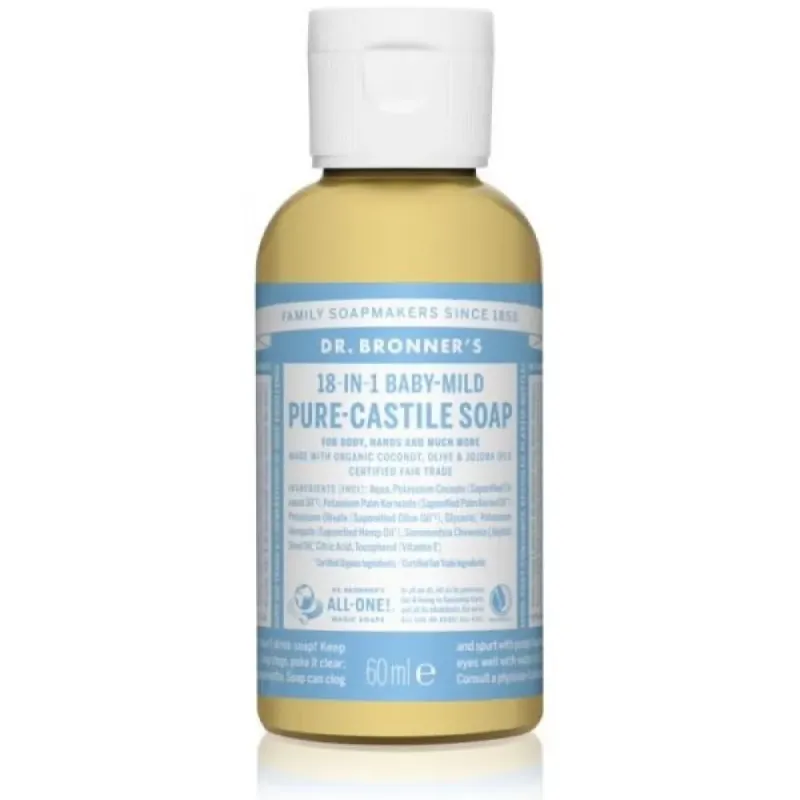 Dr. bronner's jabón sin perfume 60ml | Farmacia Barata