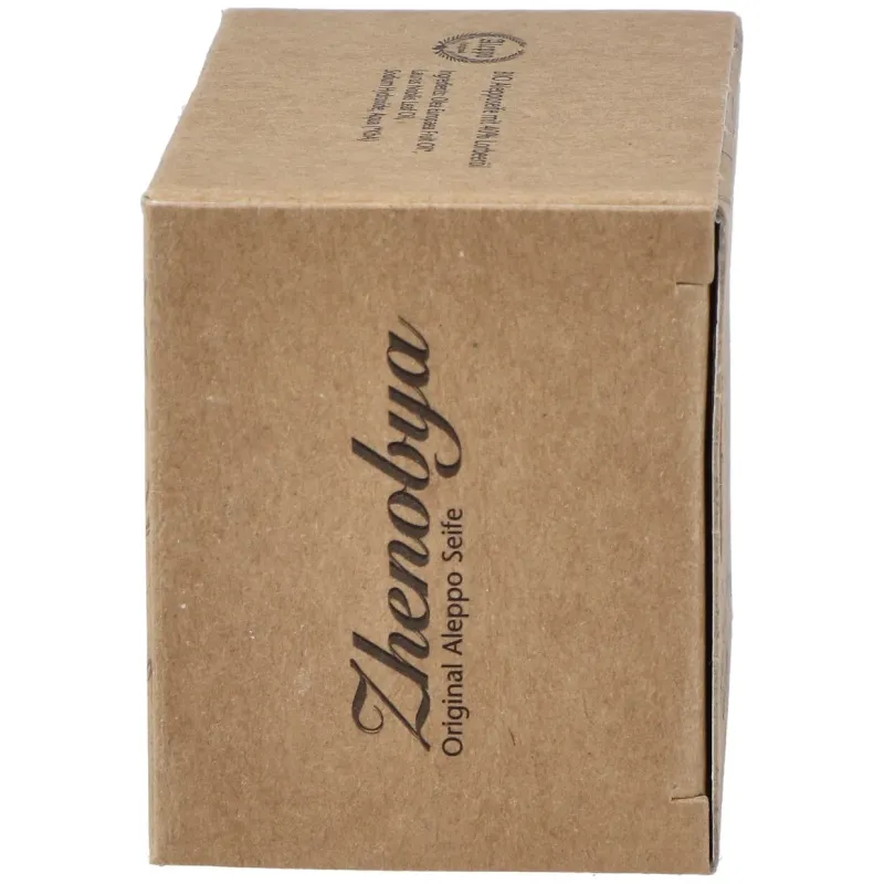 Zhenobya jabón de alepo 94% aceite de oliva 6% laurel bio 200g | Farmacia Barata