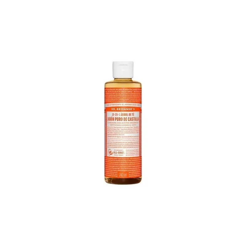 Dr. bronner's jabón líquido árbol del té bio 240ml | Farmacia Barata