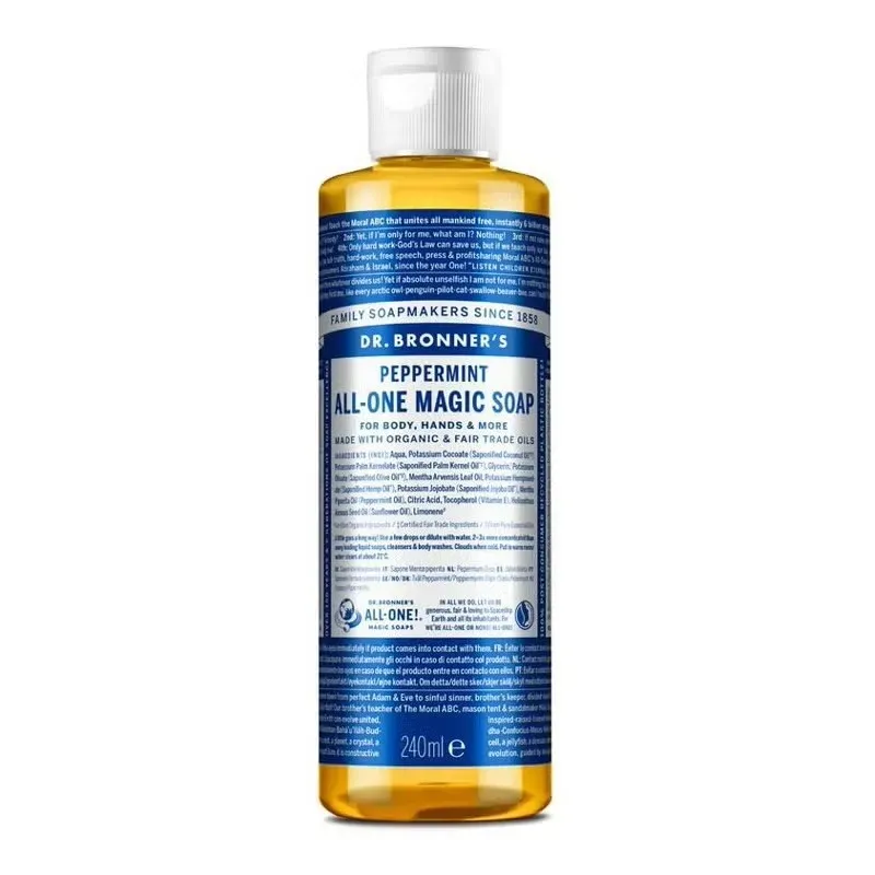 Dr. bronner's jabon liquido menta 240ml | Farmacia Barata