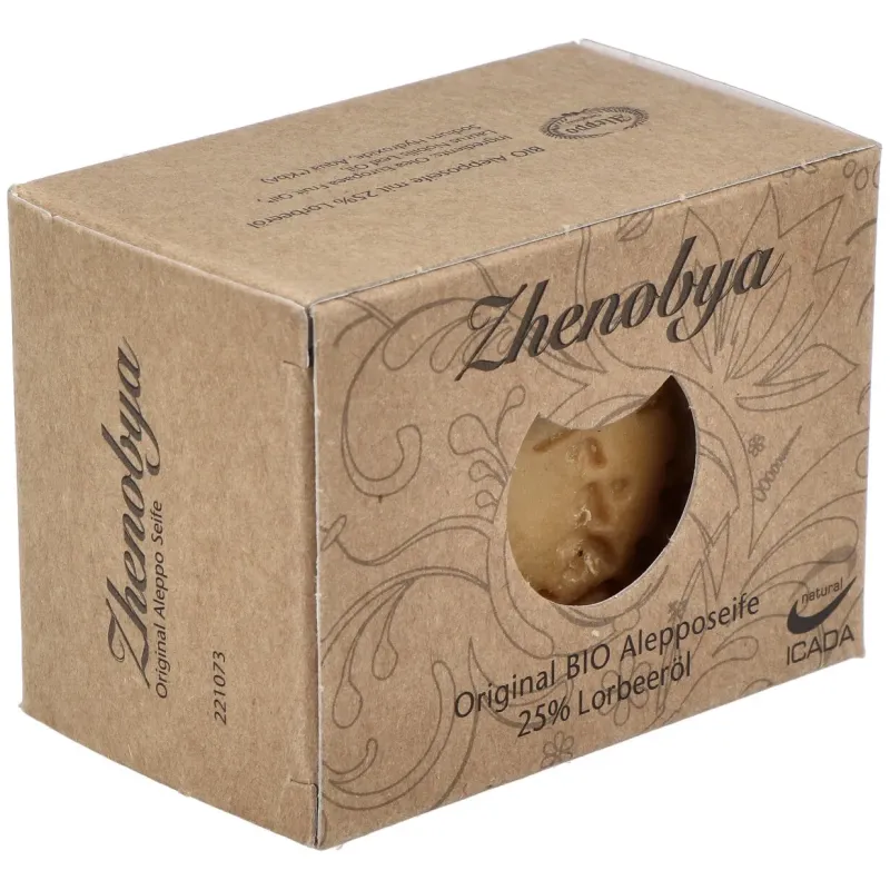 Zhenobya jabon de alepo 75%-25% 200g | Farmacia Barata