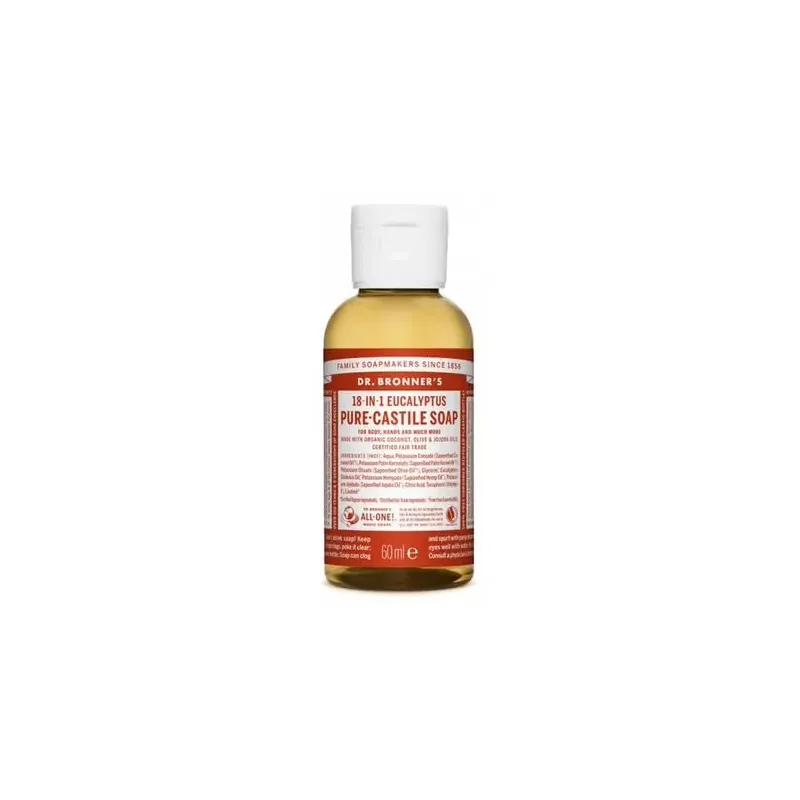 Dr. bronner's jabón eucalipto 60ml | Farmacia Barata