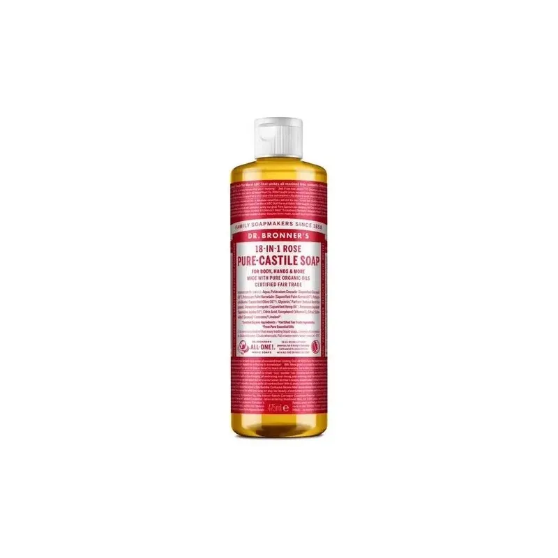 Dr. bronner's jabón líquido rosas bio 475ml | Farmacia Barata