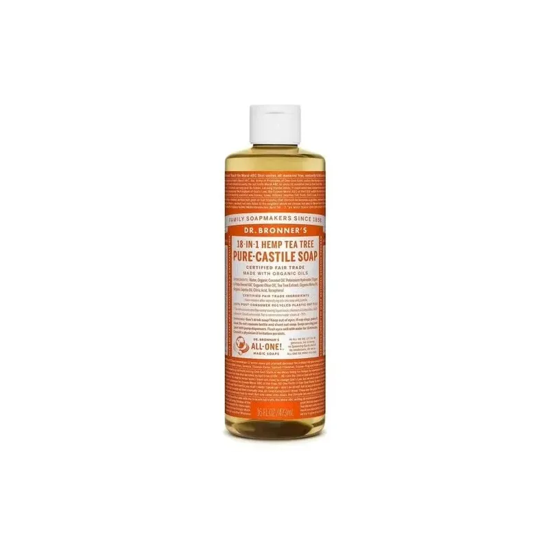 Dr. bronner's liquid soap tea tree 475ml | Farmacia Barata
