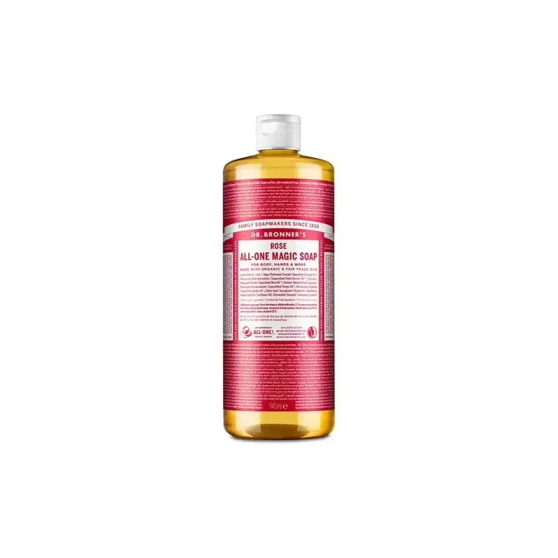 Dr. bronner's jabón líquido rosas bio 945ml | Farmacia Barata