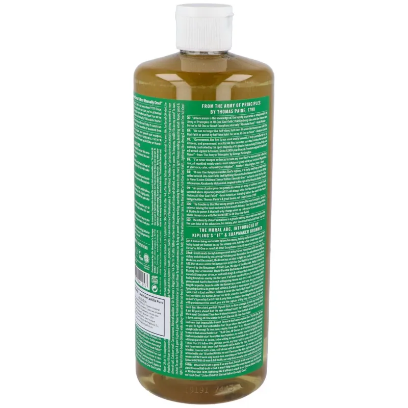 Dr. bronner's jabón líquido almendras bio 945ml | Farmacia Barata