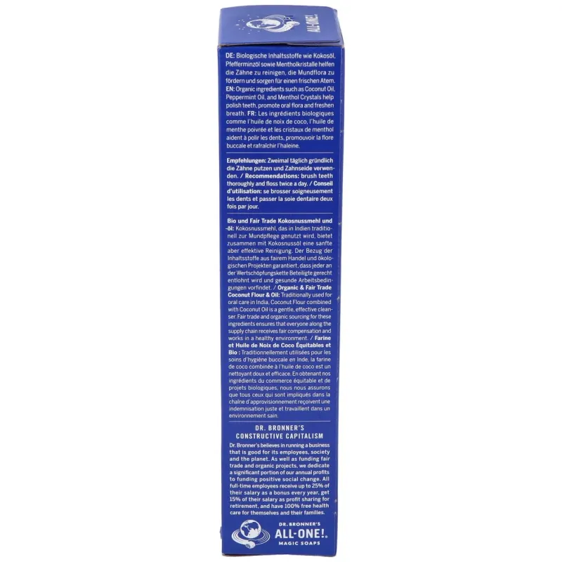 Dentifrico toothpaste peppermint menta 140gr. | Farmacia Barata