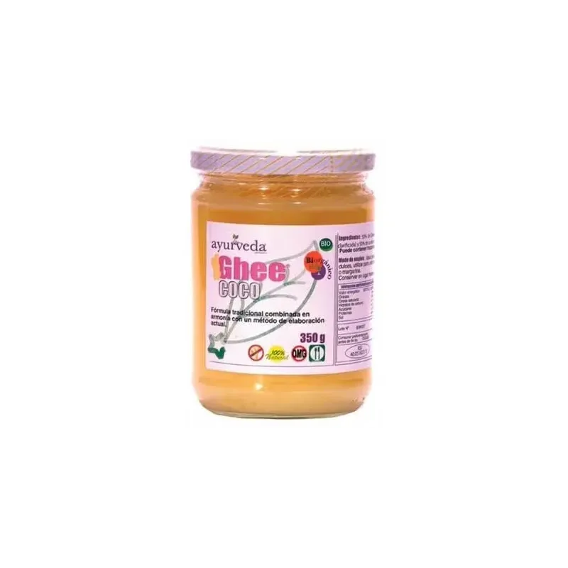Ayurveda ghee con aceite de coco ecologico 350g | Farmacia Barata