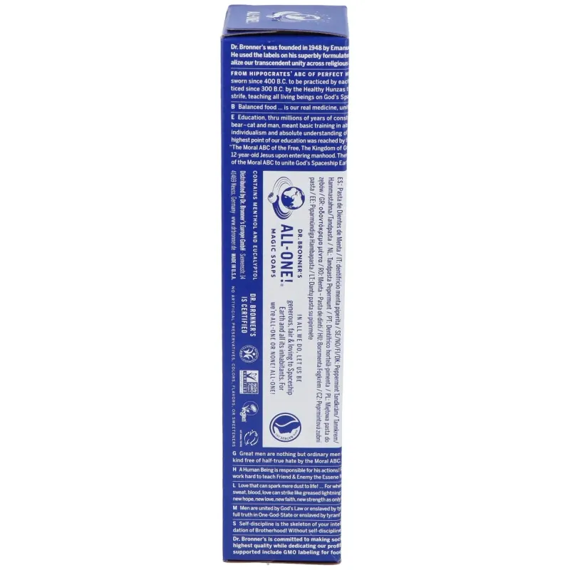 Dentifrico toothpaste peppermint menta 140gr. | Farmacia Barata