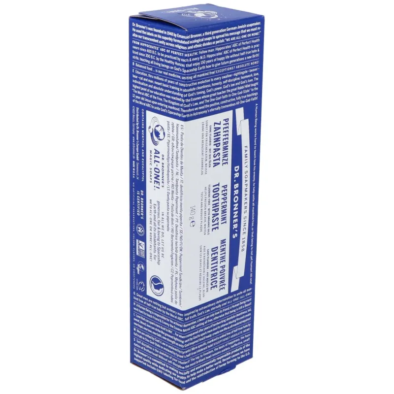Dentifrico toothpaste peppermint menta 140gr. | Farmacia Barata