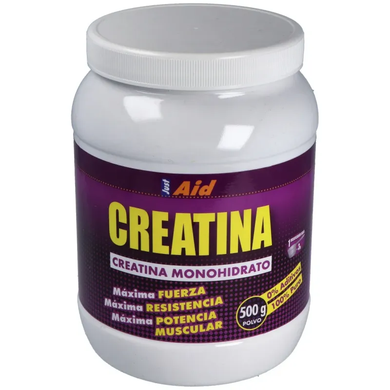 Just aid creatina 0 monohidrato pura 500gpolvo | Farmacia Barata Just aid creatina 0 monohidrato pura 500gpolvo | Farmacia Barata