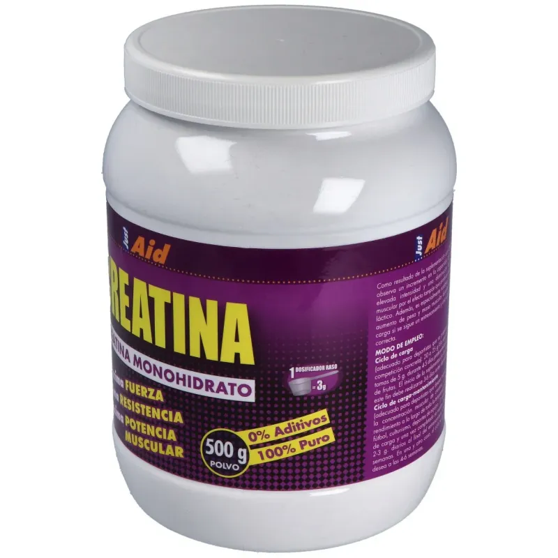 Just aid creatina 0 monohidrato pura 500gpolvo | Farmacia Barata Just aid creatina 0 monohidrato pura 500gpolvo | Farmacia Barata