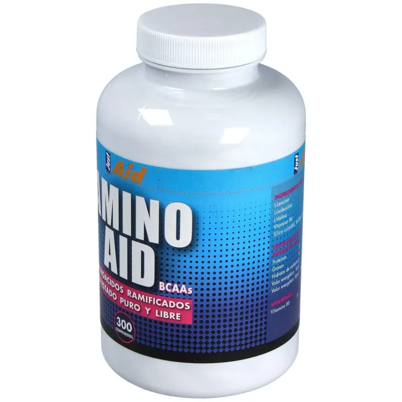 Just aid amino aid bcaa aminoacidos ramificados 300comp | Farmacia Barata