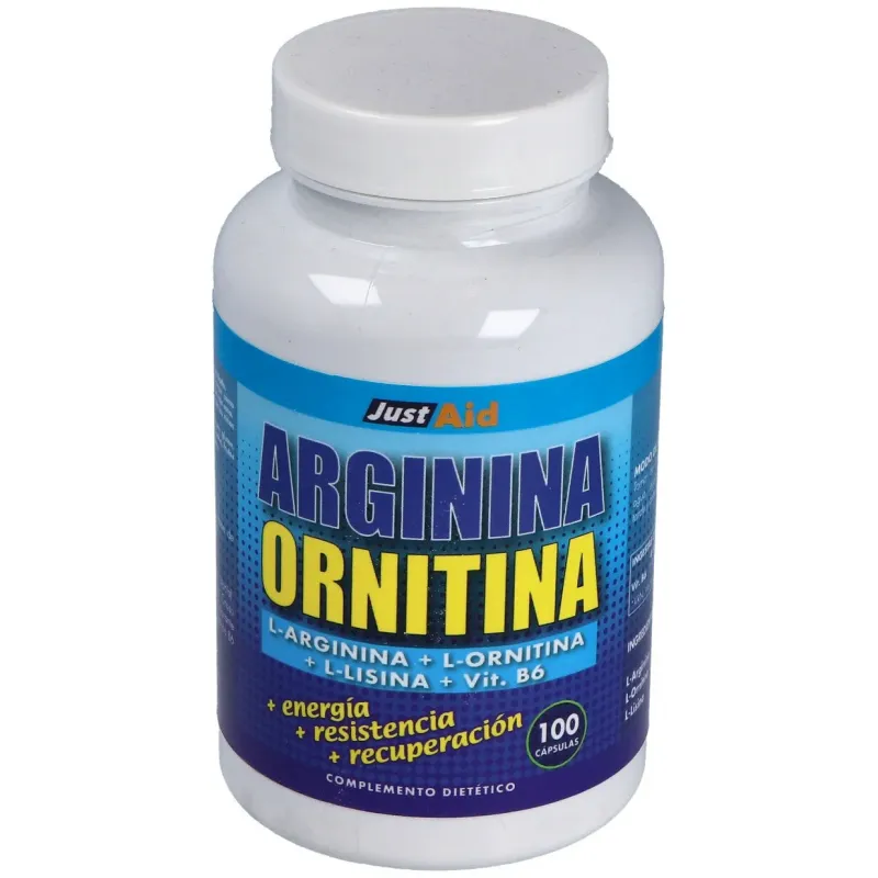 Arginina+ornitina (aminoacidos) 100comp. | Farmacia Barata