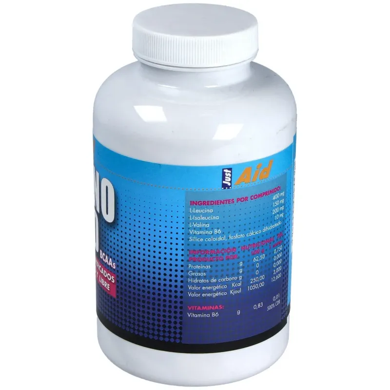 Just aid amino aid bcaa aminoacidos ramificados 300comp | Farmacia Barata