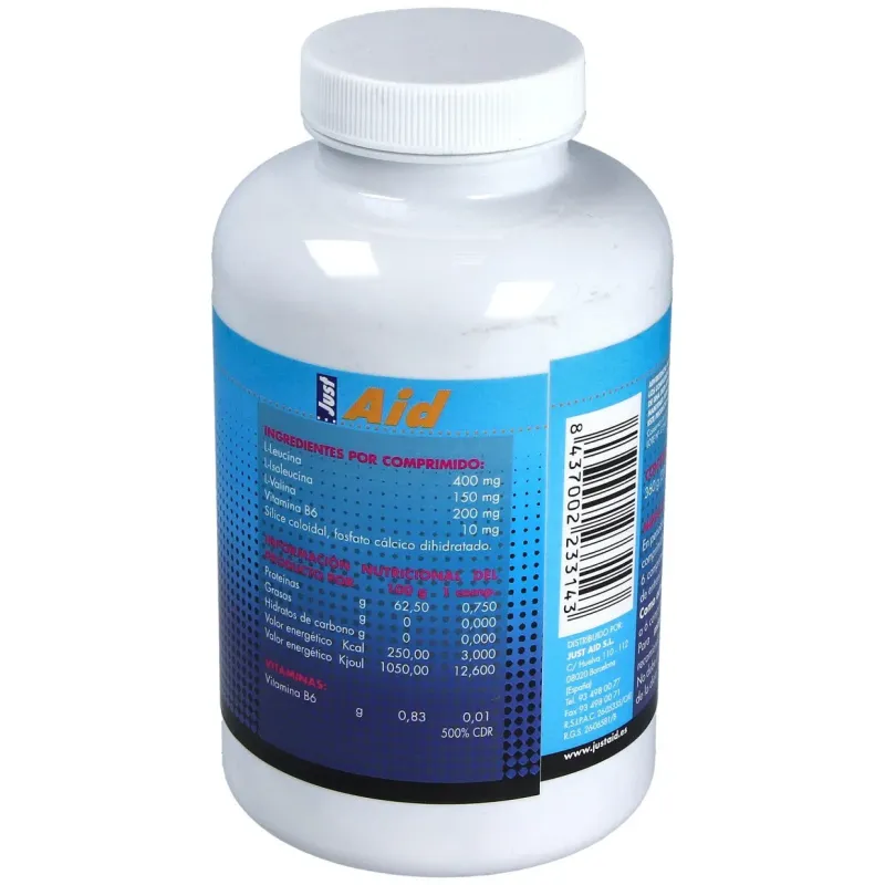 Just aid amino aid bcaa aminoacidos ramificados 300comp | Farmacia Barata