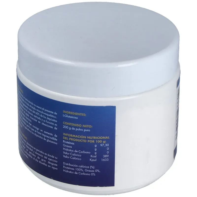 L-glutamina pura 200gr.polvo | Farmacia Barata