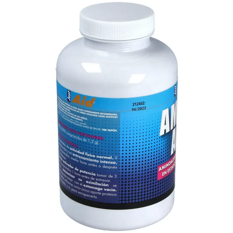 Just aid amino aid bcaa aminoacidos ramificados 300comp | Farmacia Barata