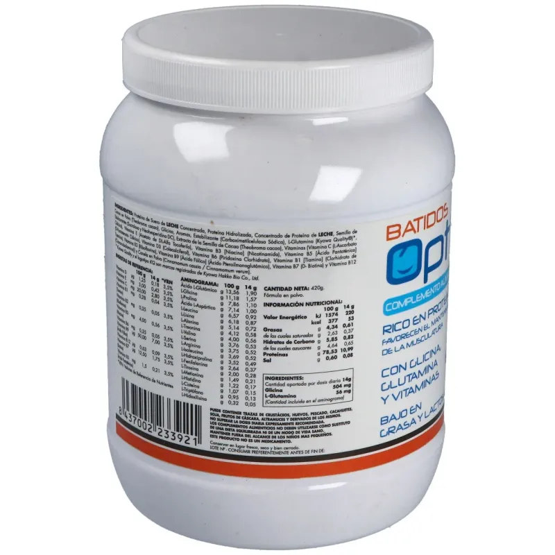 Optima batido proteinas chocolate 420gr | Farmacia Barata Optima batido proteinas chocolate 420gr | Farmacia Barata