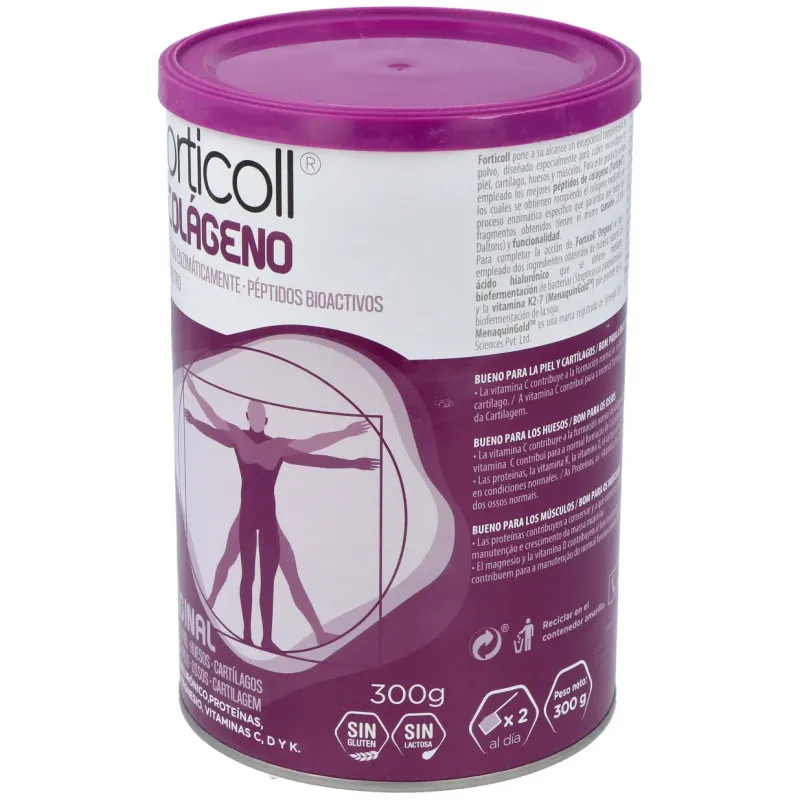Forticoll colágeno bioactivo en polvo 300g | Farmacia Barata