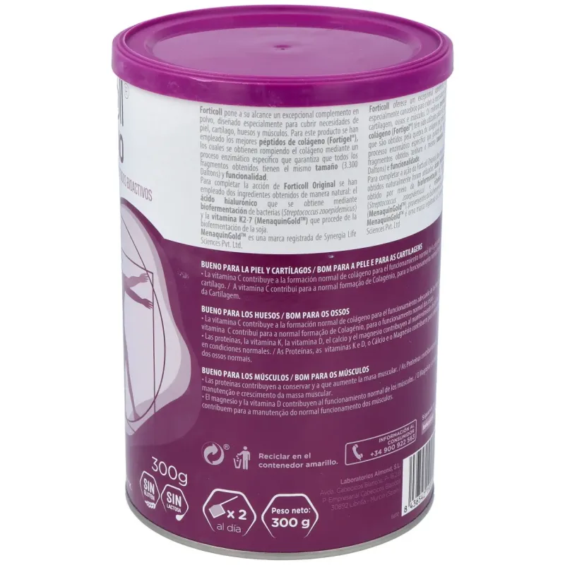 Forticoll colágeno bioactivo en polvo 300g | Farmacia Barata