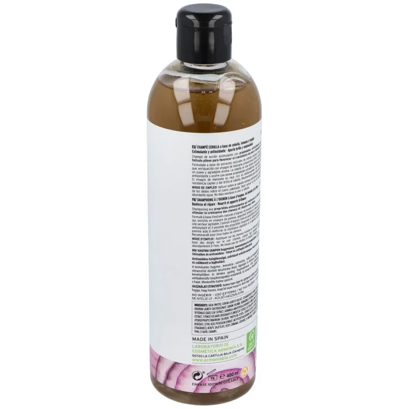 Champu cebolla + vinagre de manzana 400ml. | Farmacia Barata