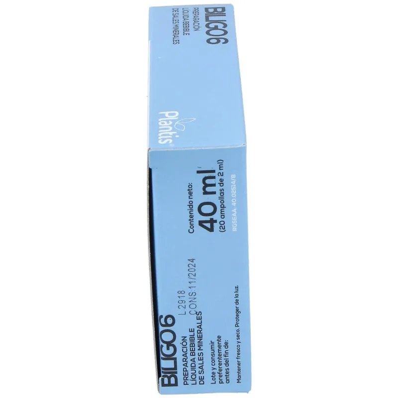Biligo 06 (azufre) 20amp | Farmacia Barata