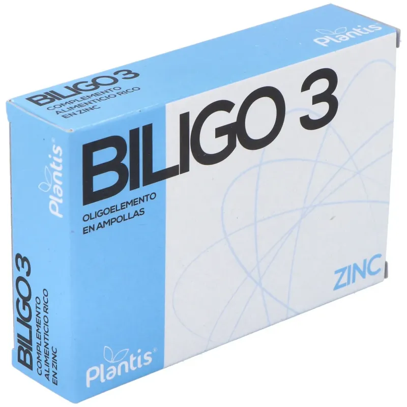 Biligo 03 (zinc) 20amp | Farmacia Barata Biligo 03 (zinc) 20amp | Farmacia Barata