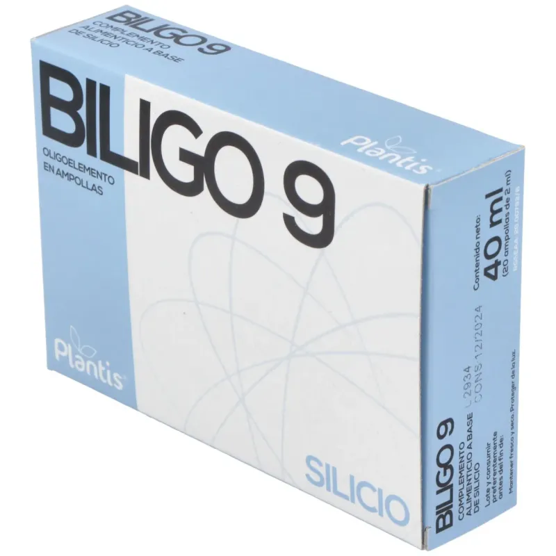 Biligo 09 (silicio) 20amp | Farmacia Barata Biligo 09 (silicio) 20amp | Farmacia Barata