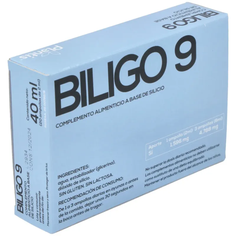 Biligo 09 (silicio) 20amp | Farmacia Barata Biligo 09 (silicio) 20amp | Farmacia Barata