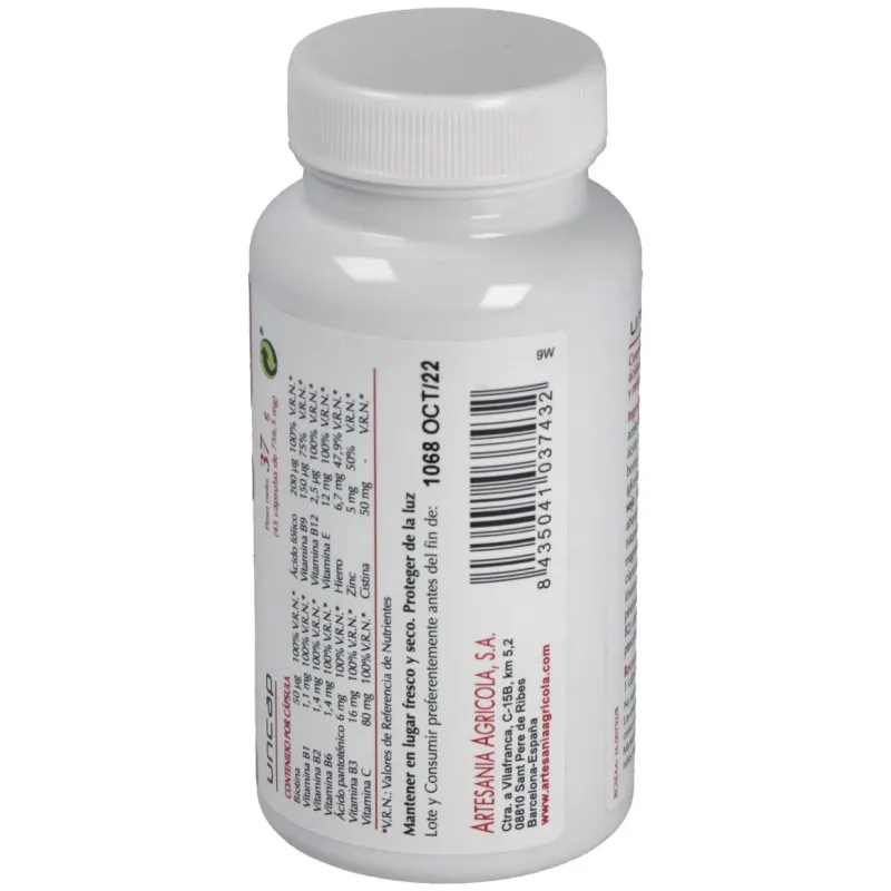 Plantis uncap cabello uñas 45caps | Farmacia Barata