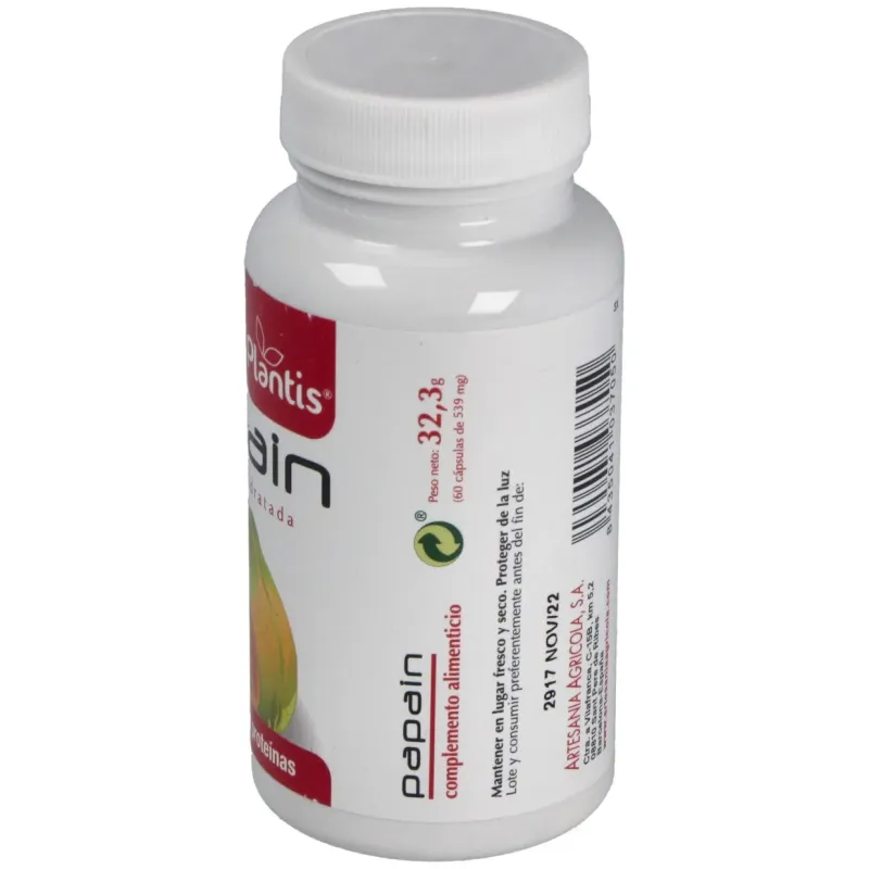 Papain plantis 60cap. | Farmacia Barata Papain plantis 60cap. | Farmacia Barata