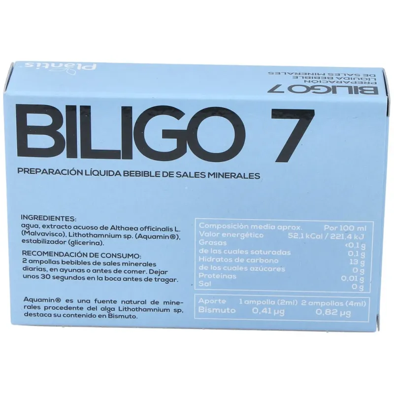 Artesania agricola biligo 7 actibios 20 ampollas | Farmacia Barata
