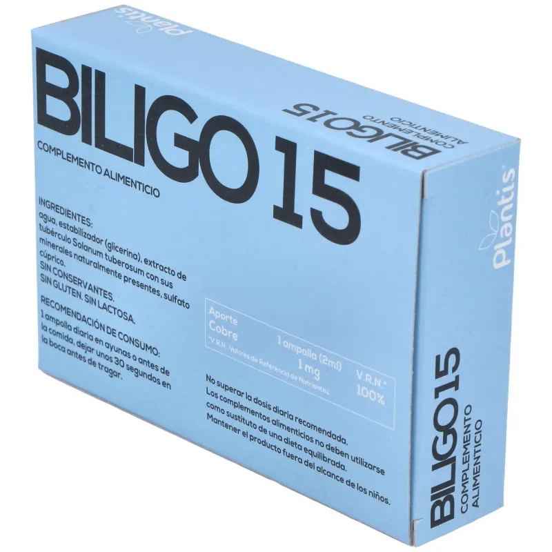 Biligo 15 20 ampollas de 2 ml | Farmacia Barata Biligo 15 20 ampollas de 2 ml | Farmacia Barata