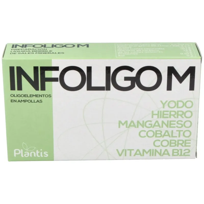 Infoligo m (fe-cu-co-i-mn) 20 amp. | Farmacia Barata Infoligo m (fe-cu-co-i-mn) 20 amp. | Farmacia Barata