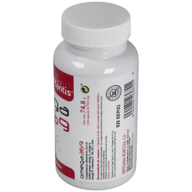 Omega 3-6-9 salmon+borraja+olivo 100 perlas. | Farmacia Barata