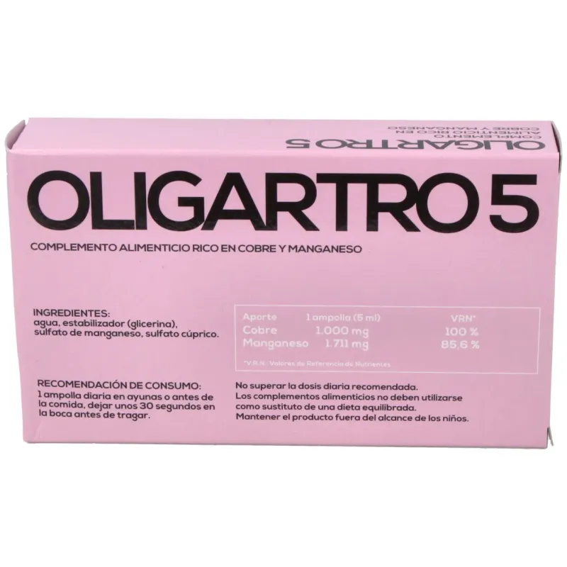 Artesanía agrícola oligartro 5 manganeso-cobre 20 amp | Farmacia Barata