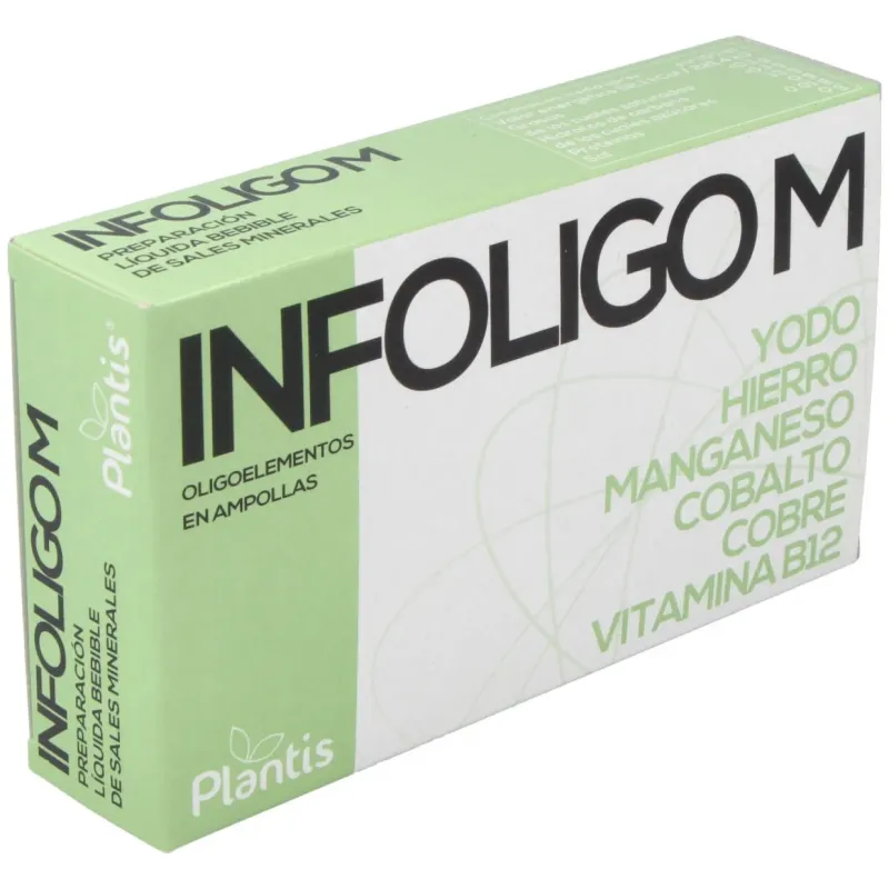 Infoligo m (fe-cu-co-i-mn) 20 amp. | Farmacia Barata Infoligo m (fe-cu-co-i-mn) 20 amp. | Farmacia Barata