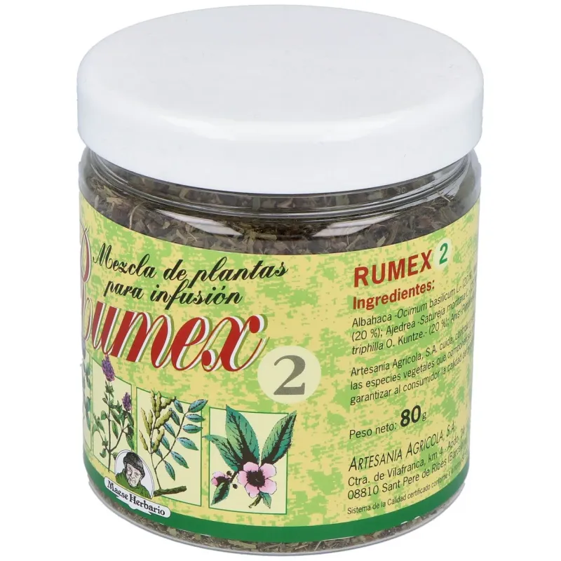 Artesania agricola rumex 2 digestivo 80g | Farmacia Barata Artesania agricola rumex 2 digestivo 80g | Farmacia Barata