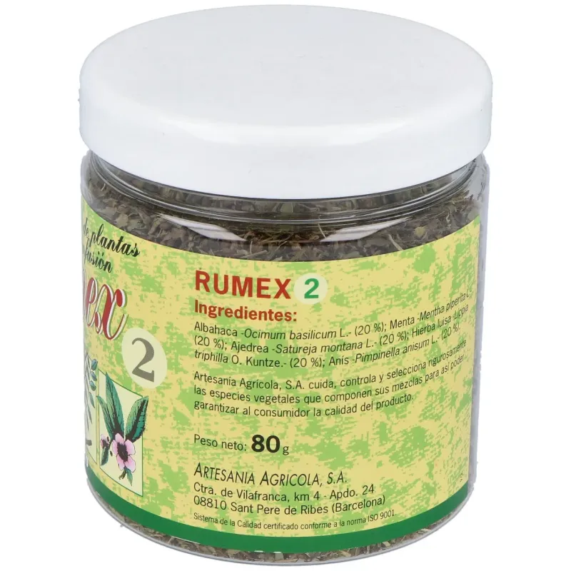 Artesania agricola rumex 2 digestivo 80g | Farmacia Barata Artesania agricola rumex 2 digestivo 80g | Farmacia Barata