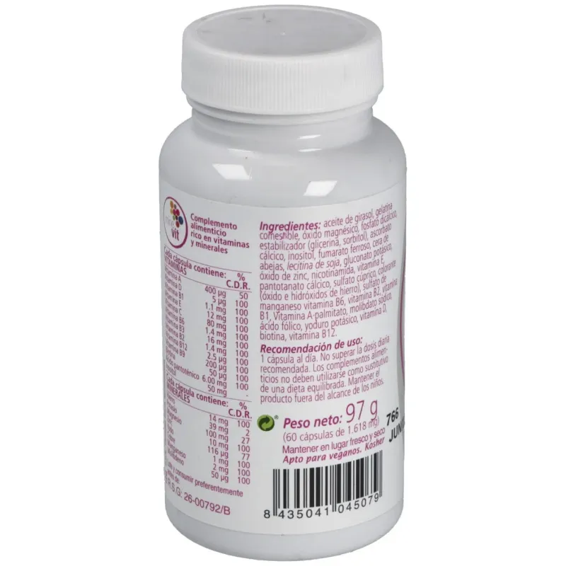 Artesania agrícola minevit 60caps | Farmacia Barata