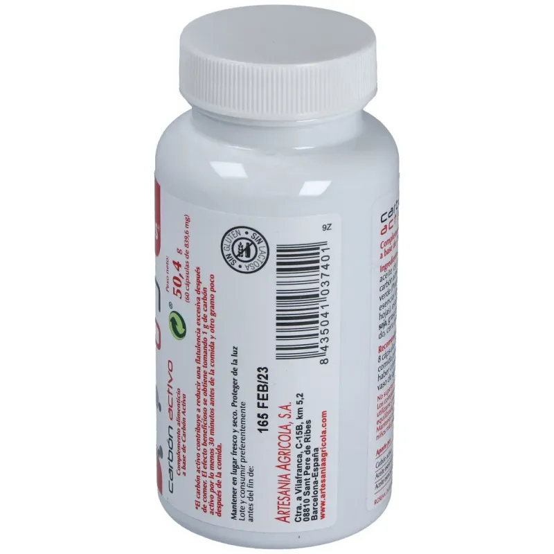 Carbon activo plantis 60cap. | Farmacia Barata