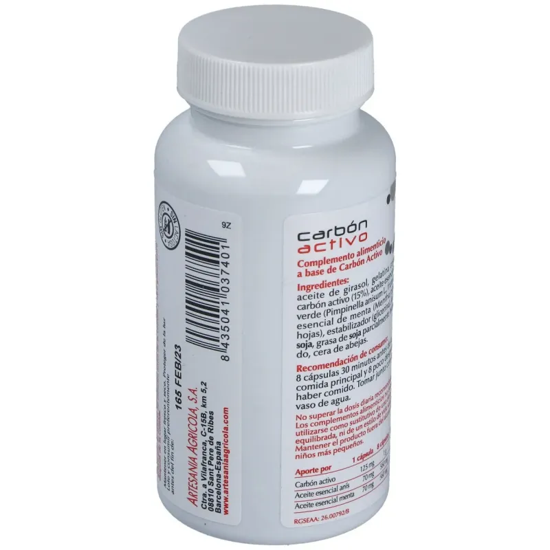 Carbon activo plantis 60cap. | Farmacia Barata