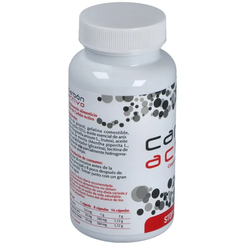 Carbon activo plantis 60cap. | Farmacia Barata